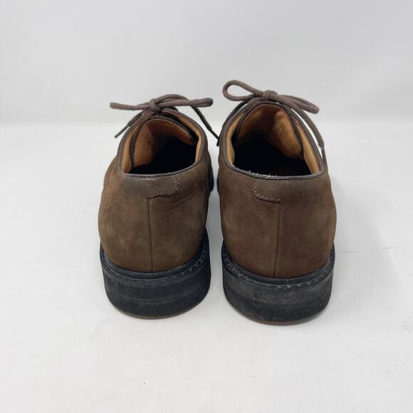 Rockport 9.5 Brown Suede Leather Northfield Waterproof Derby Oxford Vibram Sole main image 9